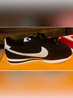 Nike Classic Cortez Black White Sneaker